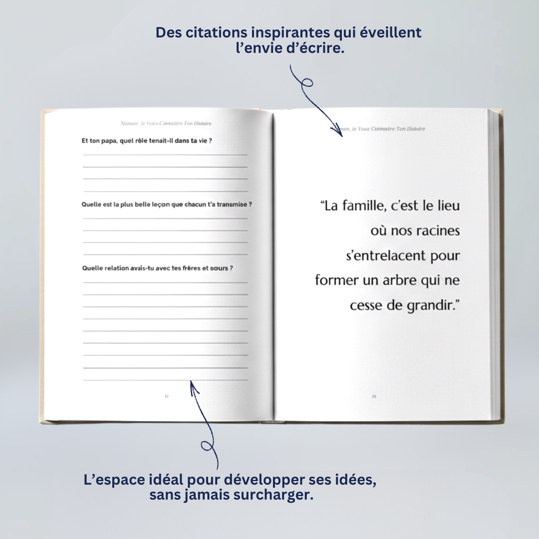 Journal: Je veux connaître ton histoire
